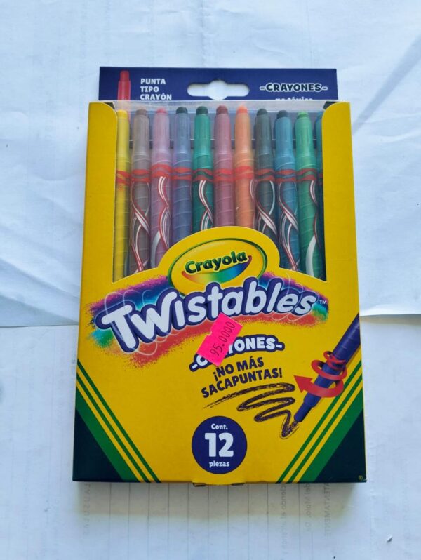 Plumones Punta Tipo Crayon Mca. Crayola 12pzas