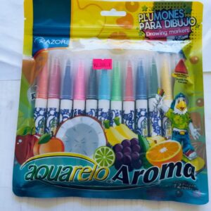 Plumones para Dibujo Mca. Azor 12pzas