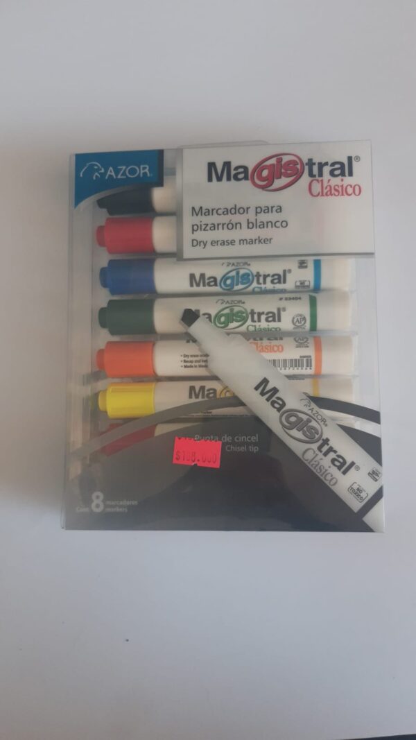 Paquete de Marcadores Mca. Magistral (8 piezas)