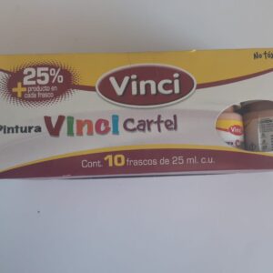 Pintura para Cartel Mca. Vinci Color : Amarillo Obscuro 25 ml (por pieza)