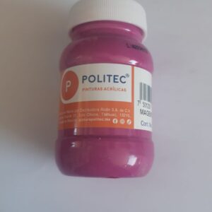 Pintura Acrilica Mca. Politec Color: Magenta 100 ml